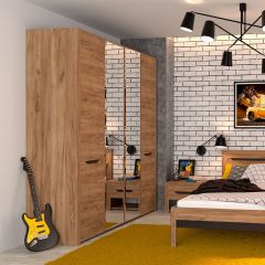 АФИНА А11а Шкаф для одежды (крафт) в Камышлове - kamyshlov.mebel24.online | фото 2