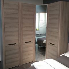 АФИНА А12 Шкаф для одежды и белья Ясень Таормина в Камышлове - kamyshlov.mebel24.online | фото 2