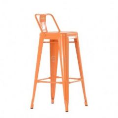 Барный стул Barneo N-242 Tolix Style 2003 Оранжевый в Камышлове - kamyshlov.mebel24.online | фото