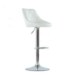 Барный стул Barneo N-83 Comfort (Комфорт) белый в Камышлове - kamyshlov.mebel24.online | фото