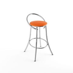 Барный стул Фуриант оранжевый-843 в Камышлове - kamyshlov.mebel24.online | фото
