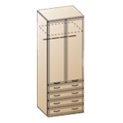 Детская Карина композиция 1 (Гикори Джексон светлый) в Камышлове - kamyshlov.mebel24.online | фото 2