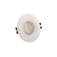 DK3028-WH Встраиваемый светильник, IP 20, 10 Вт, GU5.3, LED, белый, пластик в Камышлове - kamyshlov.mebel24.online | фото 3