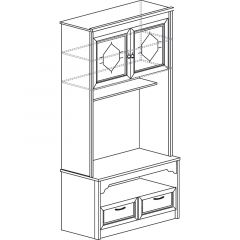 Гостиная Флоренция 4 Дуб оксфорд в Камышлове - kamyshlov.mebel24.online | фото 7