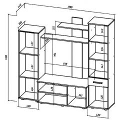 ИБИЦА Гостиная (ЯШС/ЯШТ) в Камышлове - kamyshlov.mebel24.online | фото 2