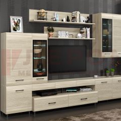 Гостиная Камелия Композиция 4 (Ясень Асахи) в Камышлове - kamyshlov.mebel24.online | фото