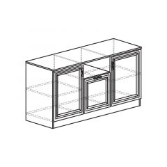 Гостиная Лира (модульная) Дуб нортон светлый в Камышлове - kamyshlov.mebel24.online | фото 7