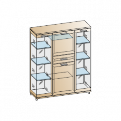 Гостиная Мелисса Композиция 6 (Акация Молдау) в Камышлове - kamyshlov.mebel24.online | фото 2