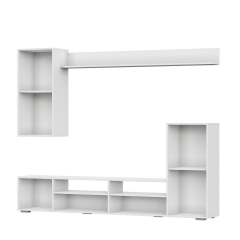 Гостиная МГС 4 (Белый/Белый глянец) в Камышлове - kamyshlov.mebel24.online | фото 2