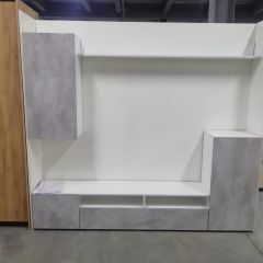 Гостиная МГС 4 (Белый/Цемент светлый) в Камышлове - kamyshlov.mebel24.online | фото 7