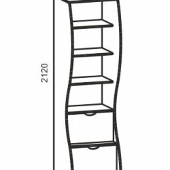 Киви №11 Пенал с 2мя ящ., (ЛДСП молочный дуб/лайм) в Камышлове - kamyshlov.mebel24.online | фото 2