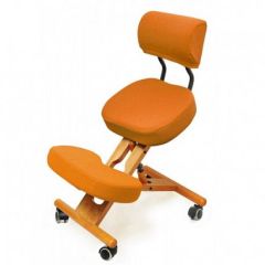 Коленный стул со спинкой Smartstool KW02В + Чехлы в Камышлове - kamyshlov.mebel24.online | фото 4
