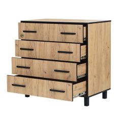 Комод 4 ящика "Лофт 8" в Камышлове - kamyshlov.mebel24.online | фото