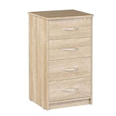 Комод 480 с 4-ящиками (Дуб сонома светлый) в Камышлове - kamyshlov.mebel24.online | фото