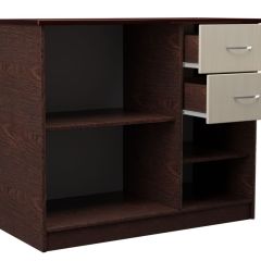Комод АЛЛА (Венге/дуб млечный) Эко в Камышлове - kamyshlov.mebel24.online | фото 2