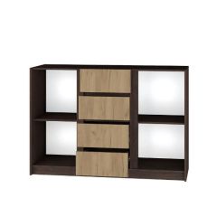 Комод Флоренция (Венге/Дуб Крафт Золотой) в Камышлове - kamyshlov.mebel24.online | фото 2