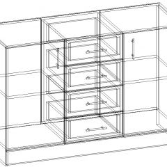 СОФИЯ Комод К1000 2Д (венге/дуб белфорт) в Камышлове - kamyshlov.mebel24.online | фото 3