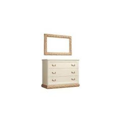 Комод Тиффани штрих-лак/золото (ТФКМ-1) в Камышлове - kamyshlov.mebel24.online | фото