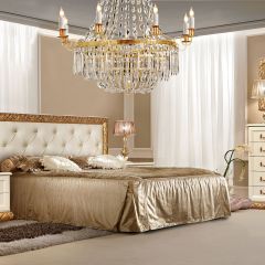 Комод узкий Тиффани штрих-лак/золото (ТФКМ-2) в Камышлове - kamyshlov.mebel24.online | фото 2
