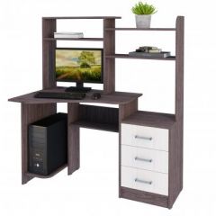 Компьютерный стол №16 (Анкор темныйанкор темный) в Камышлове - kamyshlov.mebel24.online | фото 2