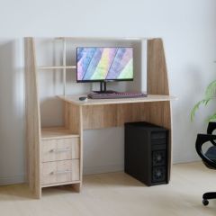 Компьютерный стол КЛ №6.2 правый (Дуб баррик) в Камышлове - kamyshlov.mebel24.online | фото