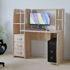 Компьютерный стол КЛ №6.3 (Дуб баррик) в Камышлове - kamyshlov.mebel24.online | фото