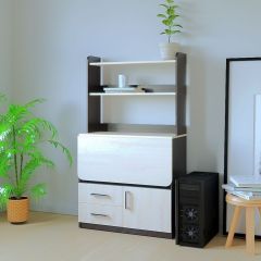 Компьютерный стол СП-1 (Венге/Дуб молочный) в Камышлове - kamyshlov.mebel24.online | фото 4