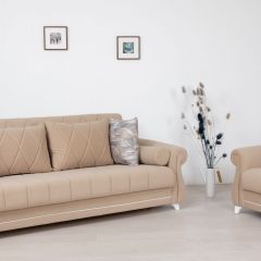 Комплект Роуз ТД 412 диван-кровать + кресло + комплект подушек в Камышлове - kamyshlov.mebel24.online | фото
