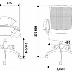 Кресло Бюрократ CH-590/BLACK в Камышлове - kamyshlov.mebel24.online | фото 5