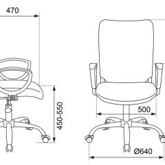 Кресло Бюрократ CH-599AXSN/32B/TW-11 черный TW-32K01 в Камышлове - kamyshlov.mebel24.online | фото 4