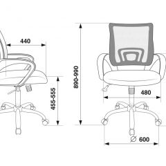 Кресло Бюрократ CH-695N/SL/BL/TW-11 синий TW-05 черный TW-11 в Камышлове - kamyshlov.mebel24.online | фото 4