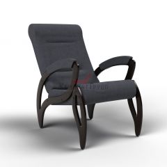 Кресло для отдыха Зельден 20-Т-ГР (тканьвенге) ГРАФИТ в Камышлове - kamyshlov.mebel24.online | фото