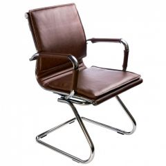 Кресло для посетителя Бюрократ CH-993-Low-V/Brown коричневый в Камышлове - kamyshlov.mebel24.online | фото 1
