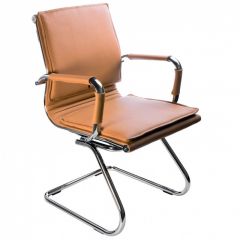 Кресло для посетителя Бюрократ CH-993-Low-V/Camel светло-коричневый в Камышлове - kamyshlov.mebel24.online | фото