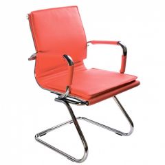 Кресло для посетителя Бюрократ CH-993-Low-V/Red красный в Камышлове - kamyshlov.mebel24.online | фото