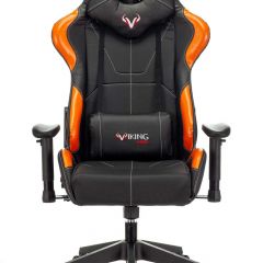 Кресло игровое Бюрократ VIKING 5 AERO ORANGE черный/оранжевый в Камышлове - kamyshlov.mebel24.online | фото 3