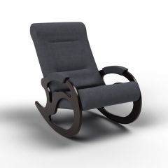 Кресло-качалка Вилла 11-Т-ГР (тканьвенге) ГРАФИТ в Камышлове - kamyshlov.mebel24.online | фото 1