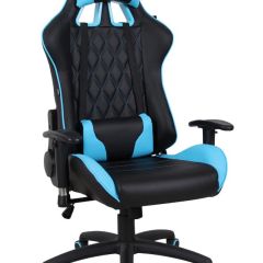 Кресло компьютерное BRABIX "GT Master GM-110" (черное/голубое) 531928 в Камышлове - kamyshlov.mebel24.online | фото