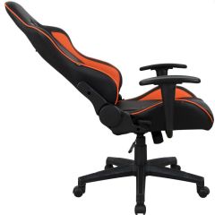 Кресло компьютерное BRABIX "GT Racer GM-100" (черное/оранжевое) 531925 в Камышлове - kamyshlov.mebel24.online | фото 4