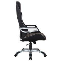 Кресло компьютерное BRABIX Techno GM-002 (ткань) черное/серое, вставки белые (531815) в Камышлове - kamyshlov.mebel24.online | фото 4