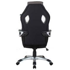 Кресло компьютерное BRABIX Techno GM-002 (ткань) черное/серое, вставки белые (531815) в Камышлове - kamyshlov.mebel24.online | фото 6