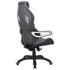 Кресло компьютерное BRABIX Techno Pro GM-003 (экокожа черное/серое, вставки серые) 531814 в Камышлове - kamyshlov.mebel24.online | фото 7