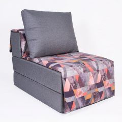 Кресло-кровать бескаркасное Харви (серый-сноу манго) в Камышлове - kamyshlov.mebel24.online | фото