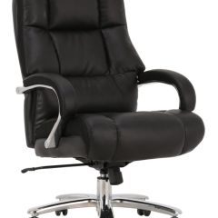 Кресло офисное BRABIX PREMIUM "Bomer HD-007" (рециклированная кожа, хром, черное) 531939 в Камышлове - kamyshlov.mebel24.online | фото