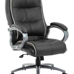 Кресло офисное BRABIX PREMIUM "Strong HD-009" (экокожа черная, ткань серая) 531945 в Камышлове - kamyshlov.mebel24.online | фото