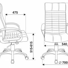 Кресло руководителя Бюрократ KB-10/BLACK в Камышлове - kamyshlov.mebel24.online | фото 4