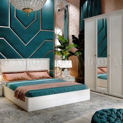 ПРЕСТИЖ-2 Кровать 1,6 м с ПМ (Сандал светлый) в Камышлове - kamyshlov.mebel24.online | фото 2
