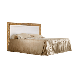Кровать 2-х спальная (1,4 м) Тиффани штрих-лак/золото с подъемным механизмом (ТФКР140-2[7]) в Камышлове - kamyshlov.mebel24.online | фото