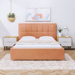 Кровать Адриана Люкс Решетка+ПМ (1200) *БЕЗ ДНА в Камышлове - kamyshlov.mebel24.online | фото