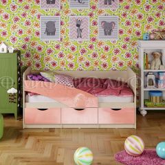 Кровать Бабочки (Розовый металлик) 1800 в Камышлове - kamyshlov.mebel24.online | фото